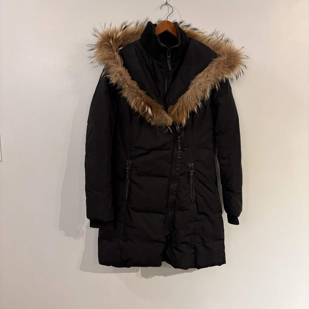 Rudsack Atelier Noir parka authentic Racoon fur hood down filled small